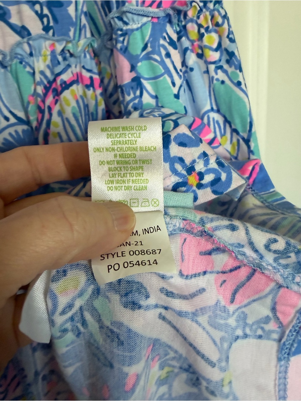 Lilly Pulitzer Loro swing dress size S Got your back pop up print - Picture 6 of 12